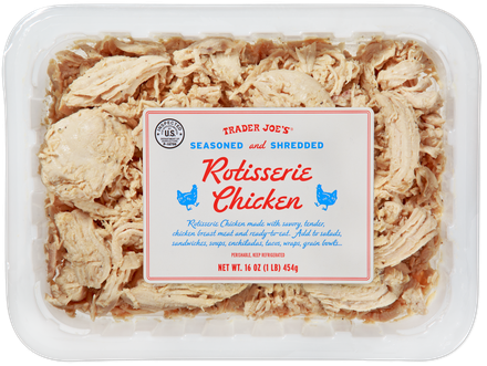 Seasoned and Shredded Rotisserie Chicken